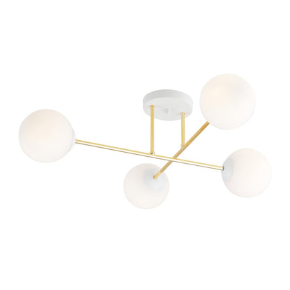 Magnum 4 ceiling lamp white/opal