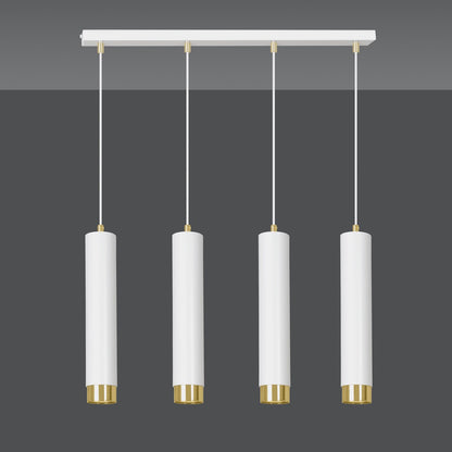 Kibo 4 pendant light white/gold