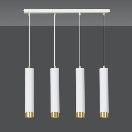 Kibo 4 pendant light white/gold