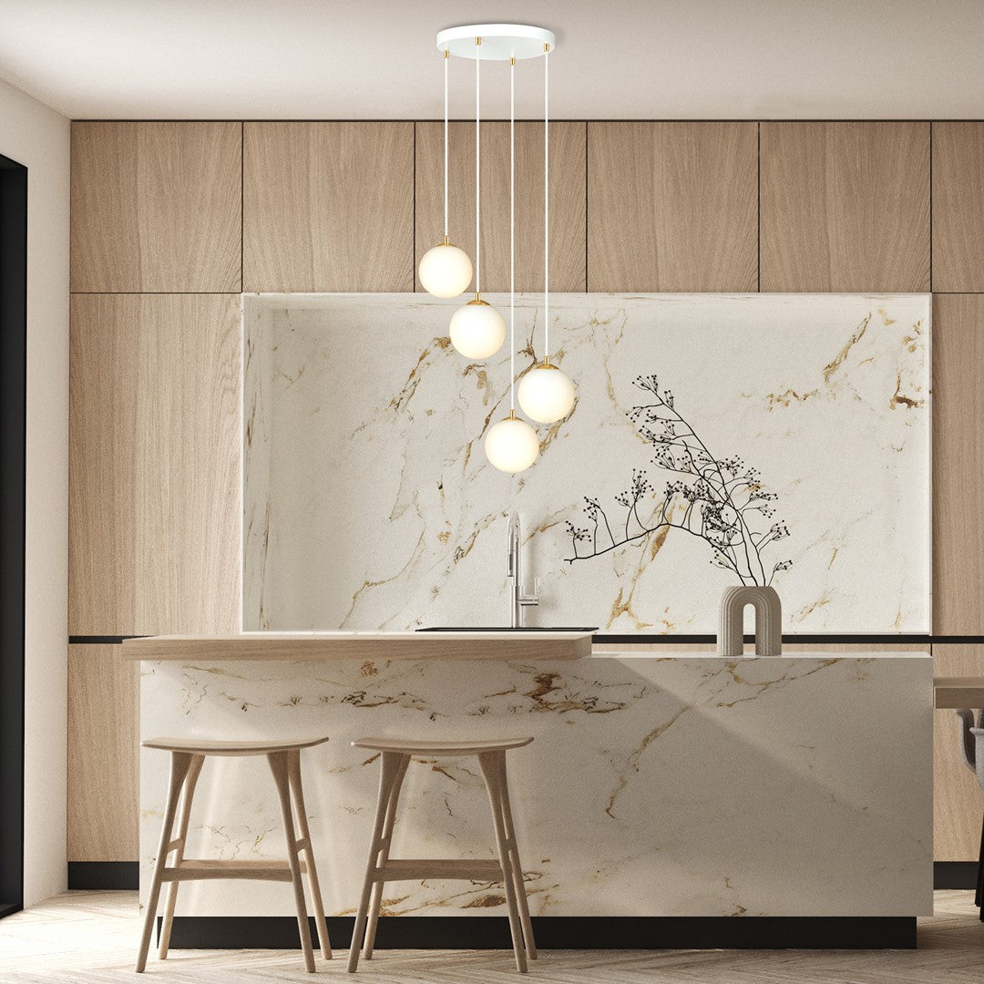 Royal 4 pendant light white