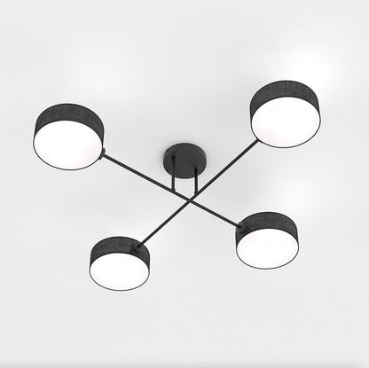 Maga 4 ceiling lamp black