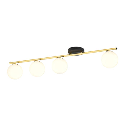 Monza 4 ceiling lamp black/opal