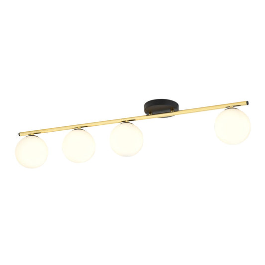 Monza 4 ceiling lamp black/opal
