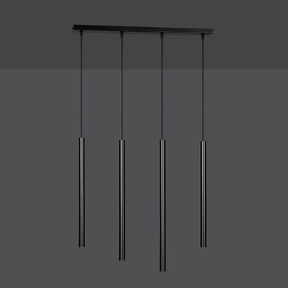 Selter 4 pendant light black