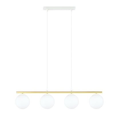Allora 4 pendant light white/opal