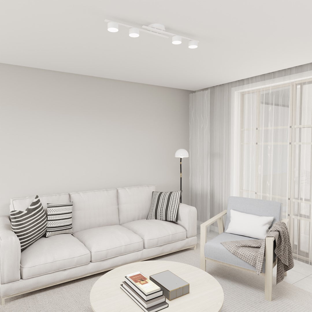Fragment 4 ceiling lamp white