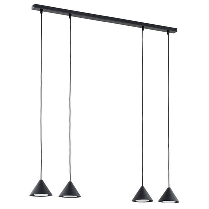 Elit 4 pendant light black