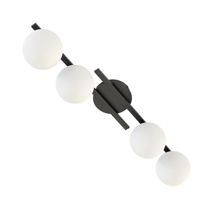 Kairo 4 ceiling lamp black/opal