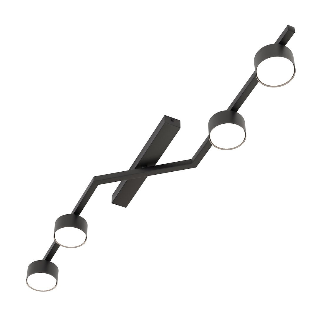 Skan 4 ceiling lamp black