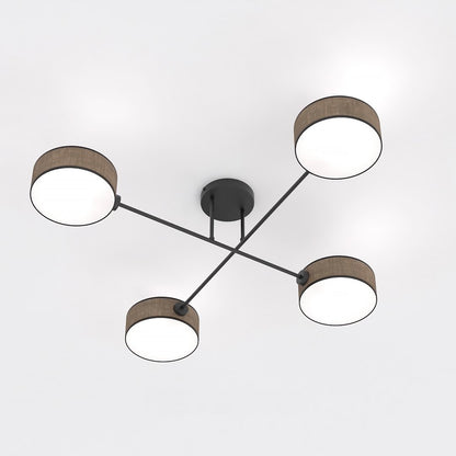 Maga 4 ceiling lamp brown