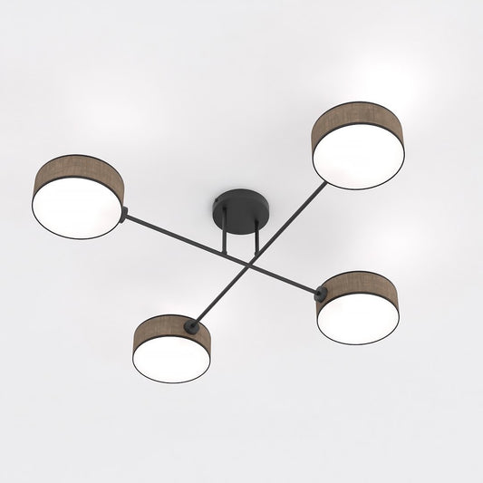 Maga 4 ceiling lamp brown