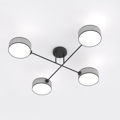 Maga 4 ceiling lamp grey