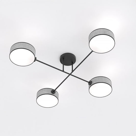 Maga 4 ceiling lamp grey