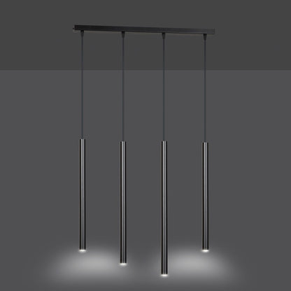 Selter 4 pendant light black