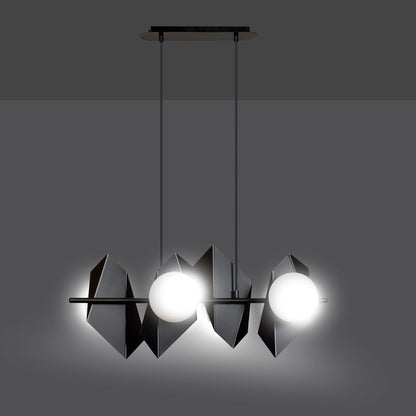 Drifton 4 pendant light black/white