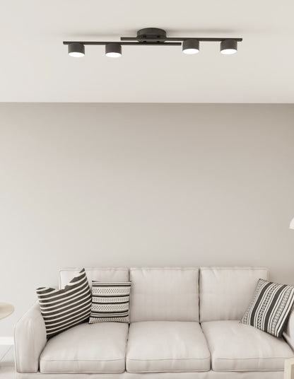 Fragment 4 ceiling lamp black