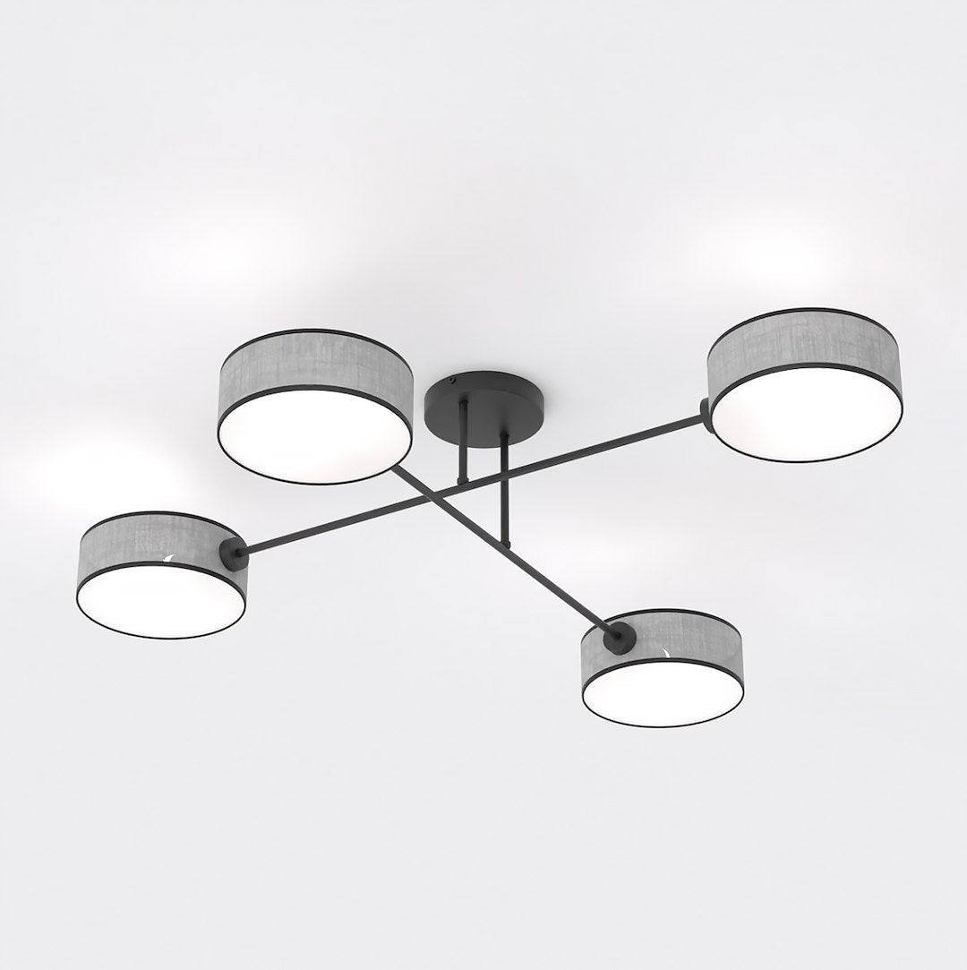 Maga 4 ceiling lamp grey