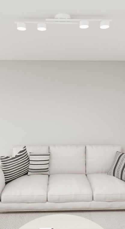 Fragment 4 ceiling lamp white