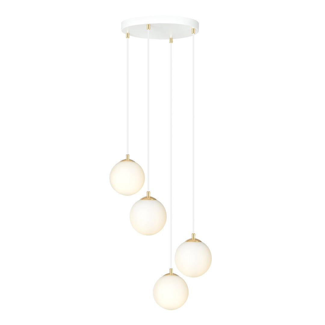 Royal 4 pendant light white