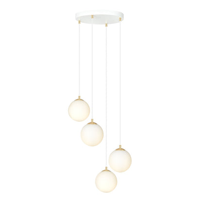 Royal 4 pendant light white