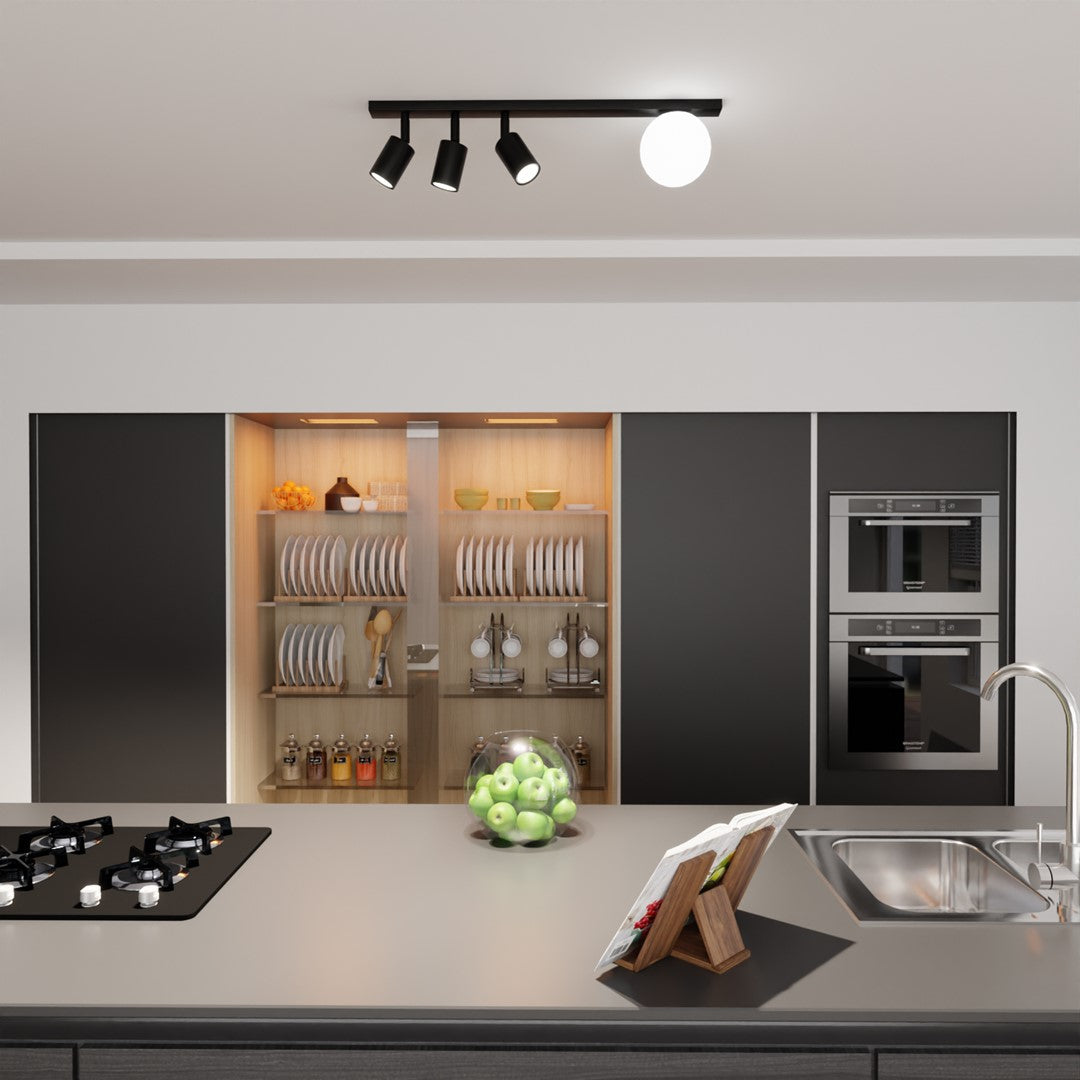 Baster 4 ceiling lamp black