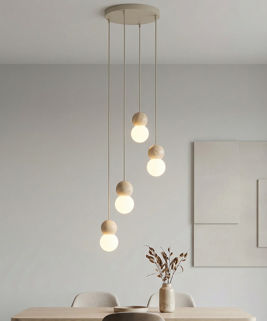 Loop 4 pendant light mocha