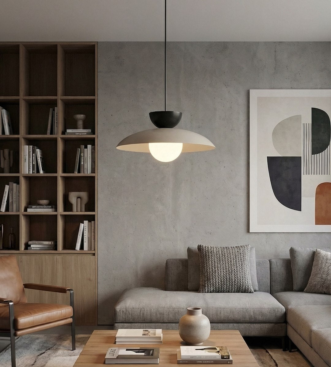 Mulan 1 pendant light mocha/blue