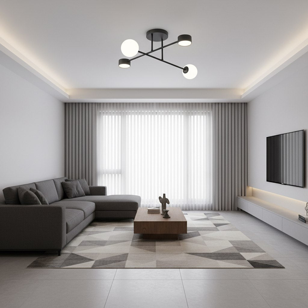 Holon 4 ceiling lamp black