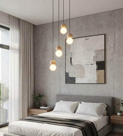 Loop 4 pendant light black