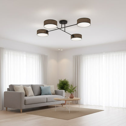 Maga 4 ceiling lamp brown