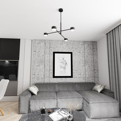 Natsu 4 ceiling lamp black