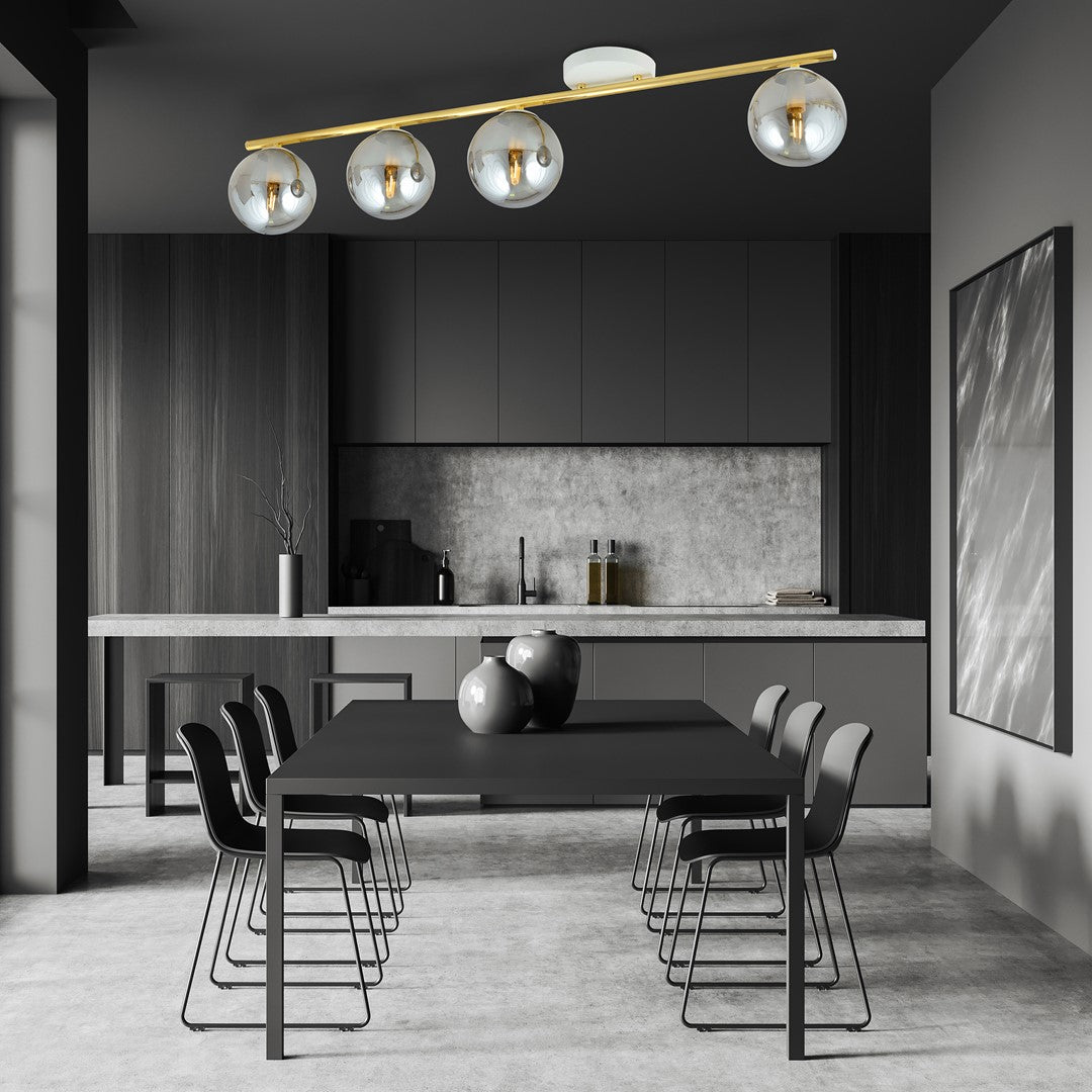 Monza 4 ceiling lamp white/graphite