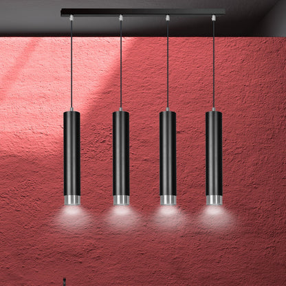 Kibo 4 pendant light black/chrome
