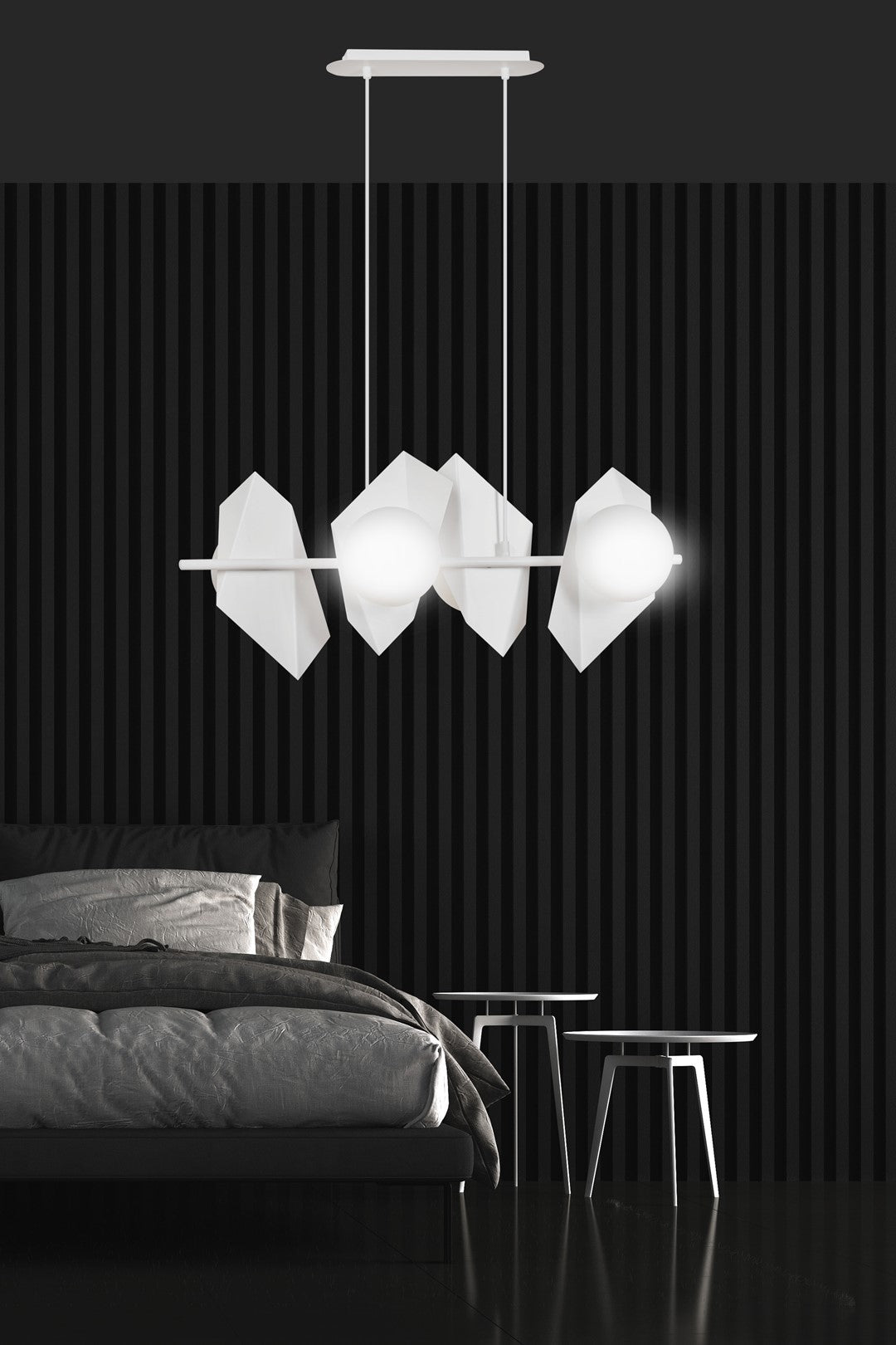 Drifton 4 pendant light white