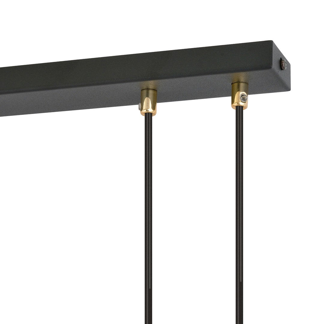 Glam 4 pendant light black/clear