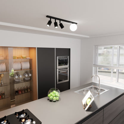 Baster 4 ceiling lamp black