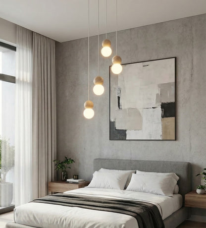 Loop 4 pendant light white