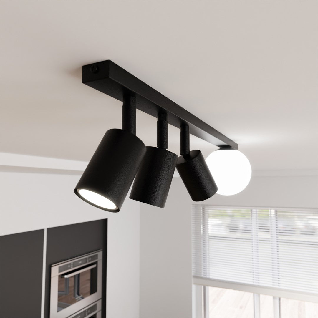 Baster 4 ceiling lamp black