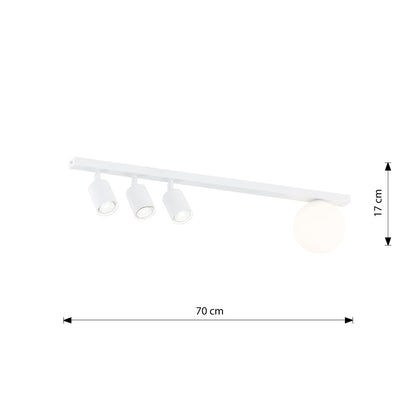 Baster 4 ceiling lamp white