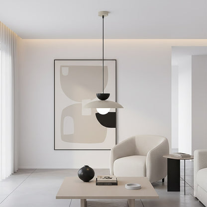 Mulan 1 pendant light mocha/blue