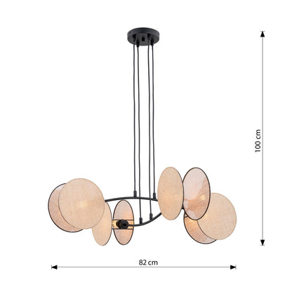 Motif 4 pendant light natural