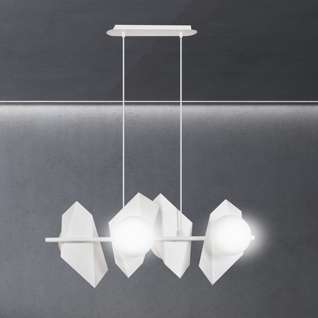Drifton 4 pendant light white