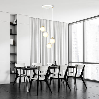 Royal 4 pendant light white