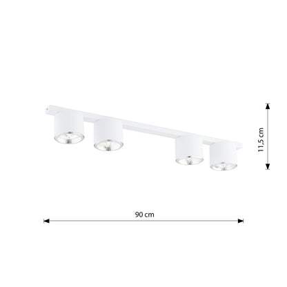 Nano 4 ceiling spotlight white
