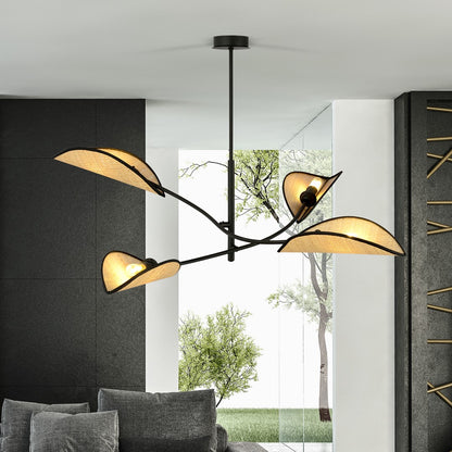 LOTUS 4 BLACK/RATTAN
