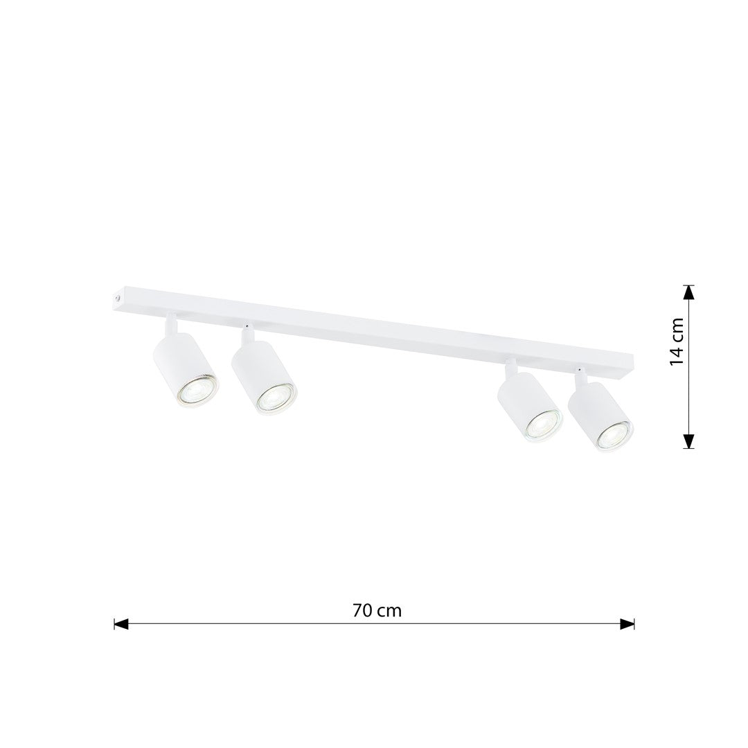 Flash 4 ceiling lamp white
