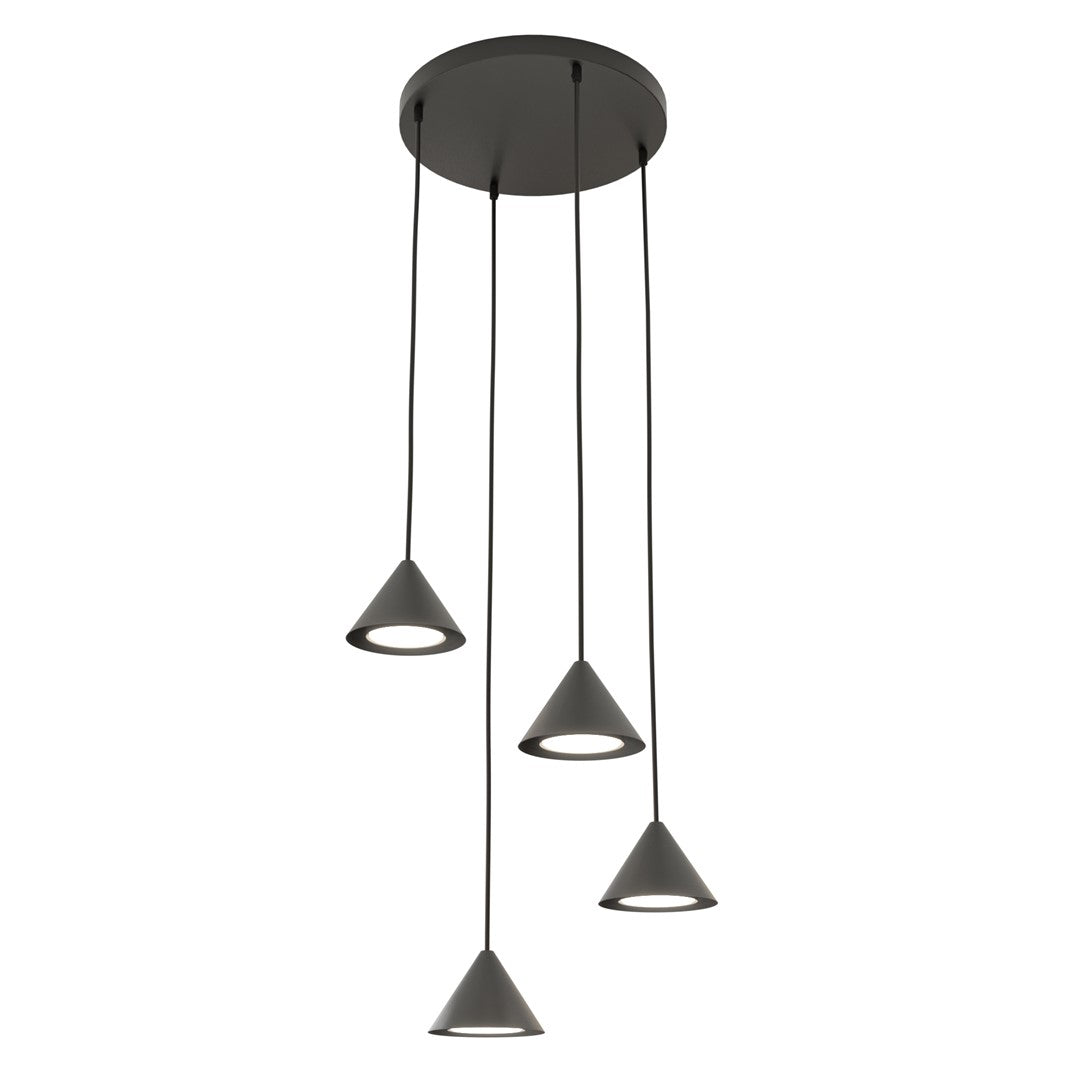Elit 4 premium pendant light black