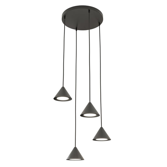 Elit 4 premium pendant light black