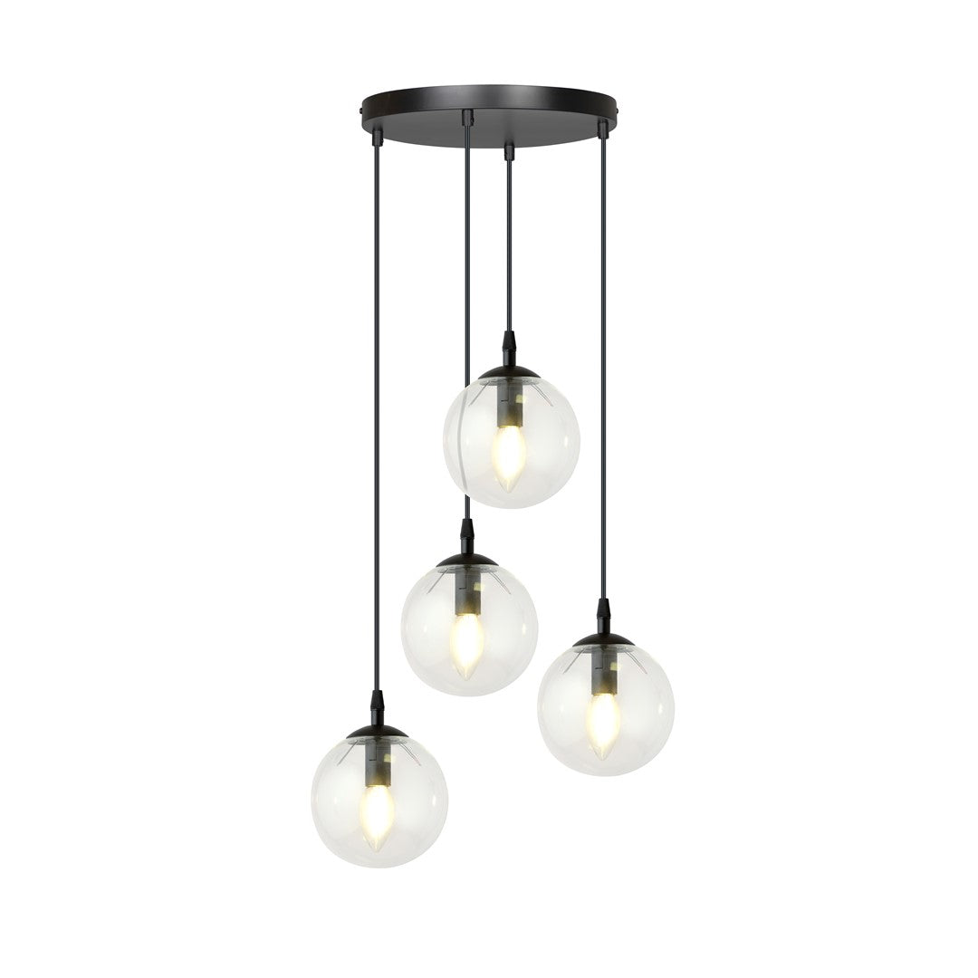 Cosmo 4 premium pendant light clear