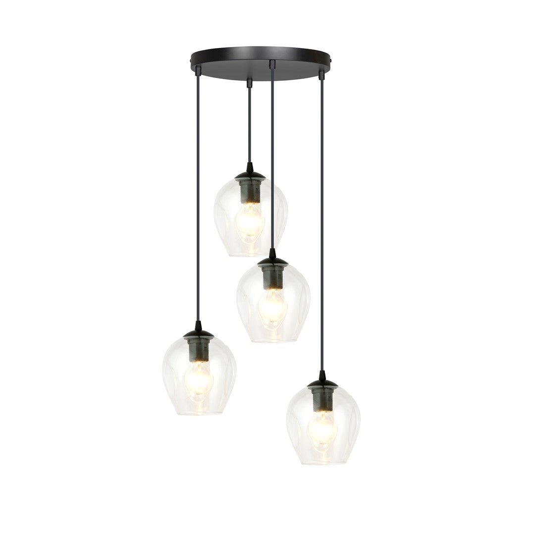 Istar 4 premium pendant light black/clear